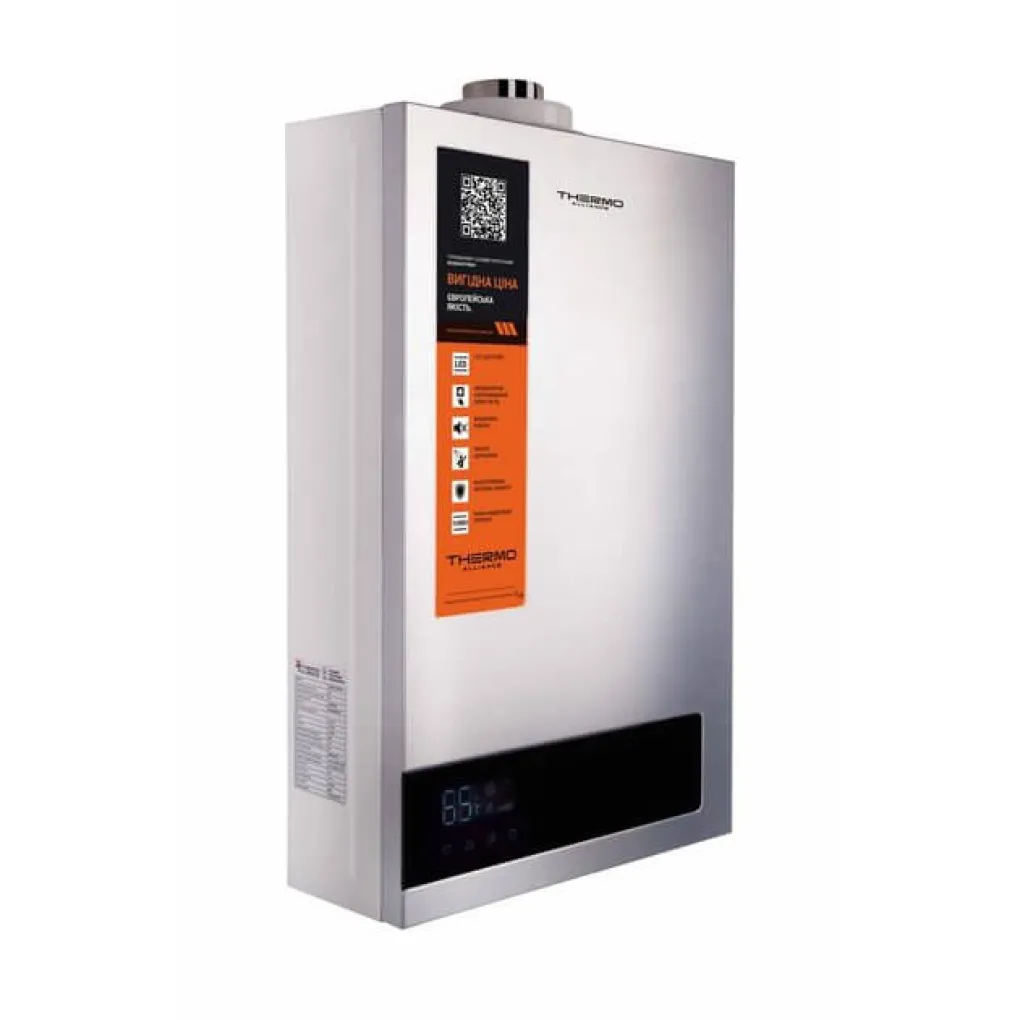Газова колонка Thermo Alliance JSG20-10ETP18 10 л Silver- Фото 3